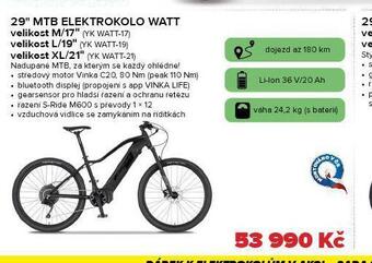 Auto Kelly 29" mtb elektrokolo watt nabídka