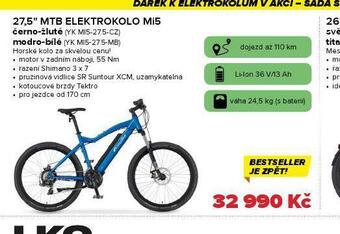 Auto Kelly 27,5" mtb elektrokolo mi5 nabídka