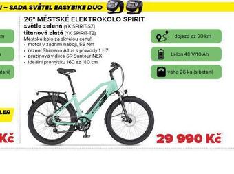 Auto Kelly 26" mětské elektrokolo spirit nabídka
