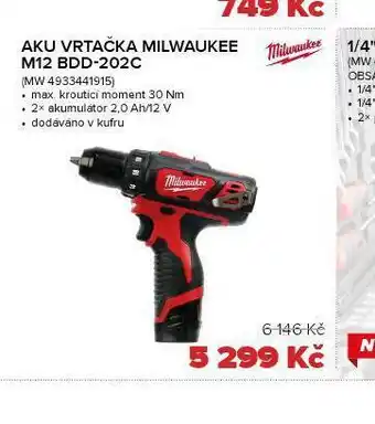 Auto Kelly Aku vrtačka milwaukee nabídka