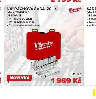 Auto Kelly 1/4" ráčnová sada nabídka