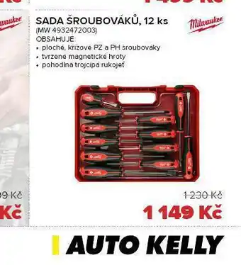 Auto Kelly Sada šroubováků nabídka