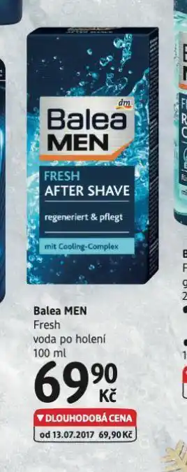 dm drogerie Balea men voda po holení nabídka