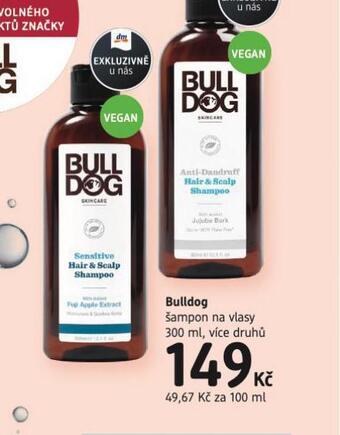 dm drogerie Bulldog šampon nabídka