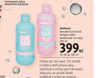 dm drogerie Hairburst šampon, kondicioner nabídka