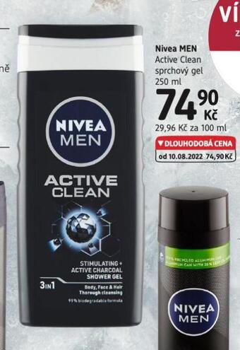 dm drogerie Nivea men sprchový gel nabídka
