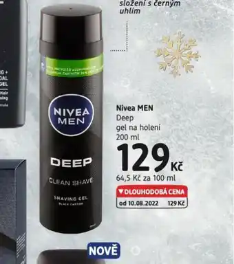 dm drogerie Nivea men gel na holení nabídka