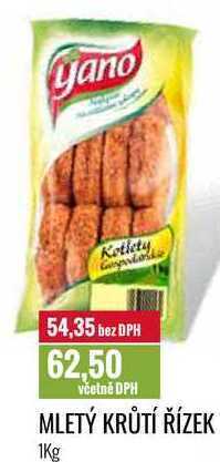 Ratio Mletý krůtí řízek 1kg nabídka