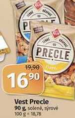 Coop Vest precle 90 g, solené, sýrové nabídka