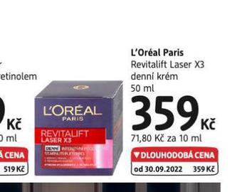 dm drogerie Loreal paris denní krém nabídka