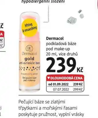 dm drogerie Dermacol podkladová báze pod make-up nabídka