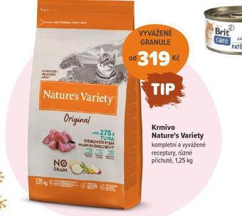 Pet Center Krmivo nature´s variety nabídka