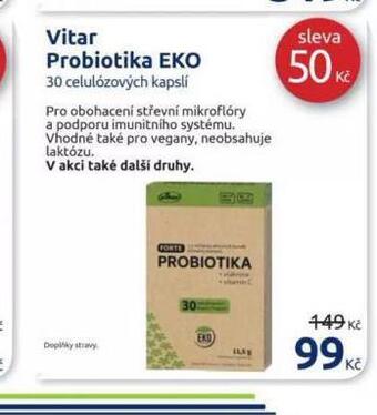 Benu Vitar probiotika eko nabídka