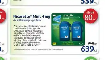 Benu Nicorette mint nabídka