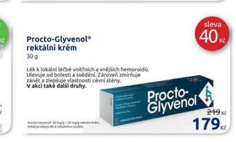 Benu Procto glyvenol rektální krém nabídka