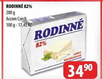 Partner Maloobchodní síť Rodinné 82% 200 g nabídka