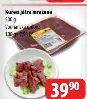 Partner Maloobchodní síť Kuřecí játra mražené 500 g nabídka