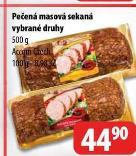 Partner Maloobchodní síť Pečená masová sekaná vybrané druhy 500 g nabídka