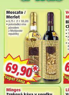 Norma Moscato / merlot nabídka