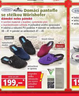 Norma Domácí pantofle nabídka
