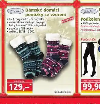 Norma Dámské domácí ponožky se vzorem nabídka