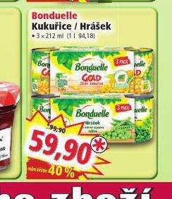 Norma Bonduelle hrášek nabídka