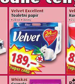Norma Velvet excellent toaletní papír nabídka