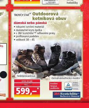 Outdoorová kotníková obuv