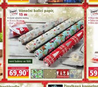 Norma Vánoční balicí papír nabídka