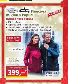 Pánská fleecová mikina s kapucí