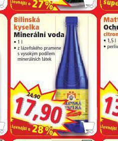 Norma Bílinská kyselka nabídka