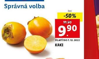 Lidl Kaki nabídka