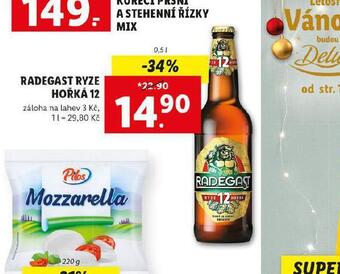 Lidl Pivo radegast ryze hořká 12 nabídka