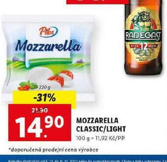 Lidl Mozzarella nabídka