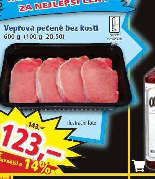 Norma Vepřová pečeně bez kosti nabídka