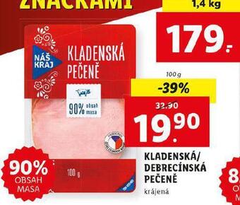 Lidl Debrecínská pečeně nabídka