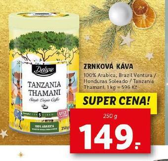 Lidl Zrnková káva nabídka