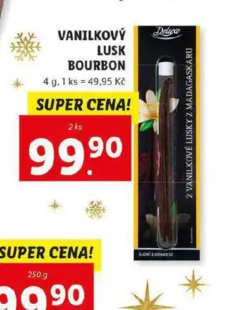 Lidl Vanilkový lusk bouorbon nabídka