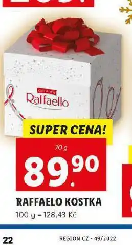 Lidl Raffaello kostka nabídka