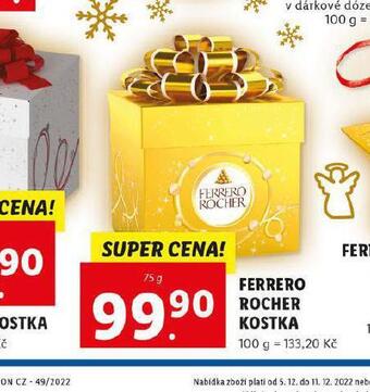 Lidl Ferrero rocher kostka nabídka