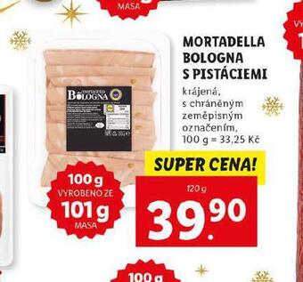 Lidl Mortadella bologna s pistáciemi nabídka