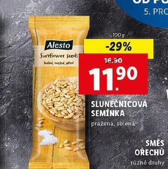 Lidl Slunečnicová semínka nabídka