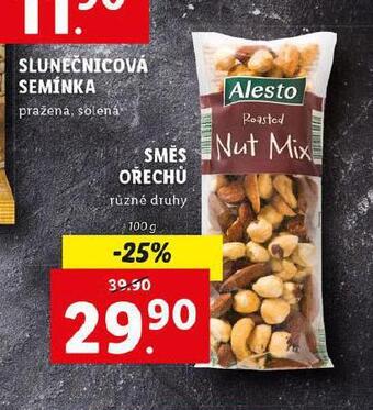 Lidl Směs ořechů nabídka