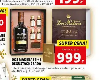 Lidl Dos maderas 5+5 degustační sada nabídka