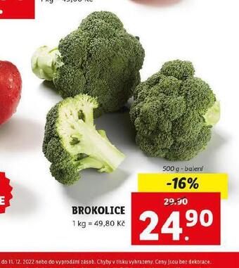 Lidl Brokolice nabídka