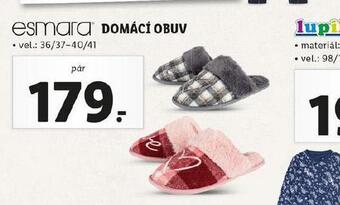 Lidl Domácí obuv nabídka