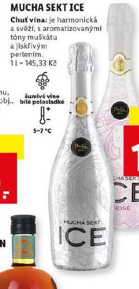 Lidl Mucha sekt ice nabídka