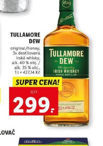 Lidl Tullamore dew 40% nabídka