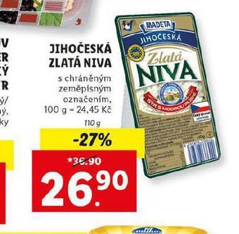 Lidl Jihočeská zlatá niva nabídka