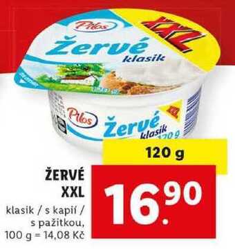 Lidl Žervé xxl, 120 g nabídka